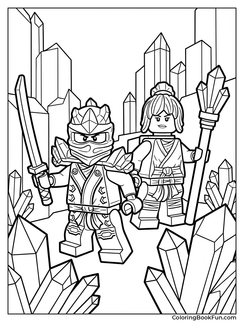 Crystal Ninjas Guard Kingdom