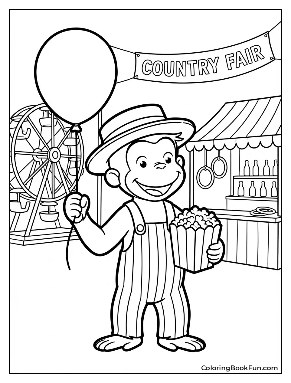 George Rides Ferris Wheel