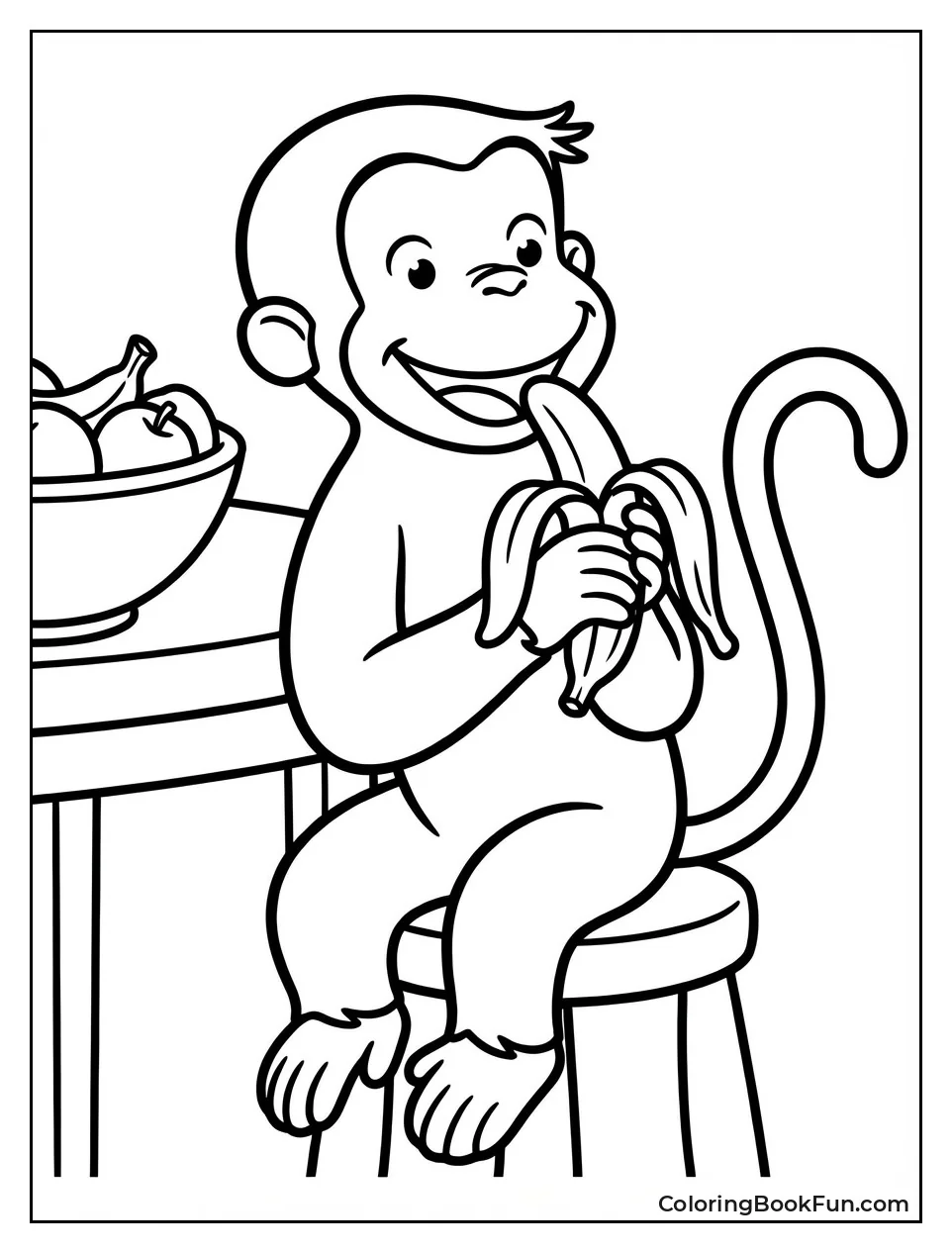 George Eats Big Banana