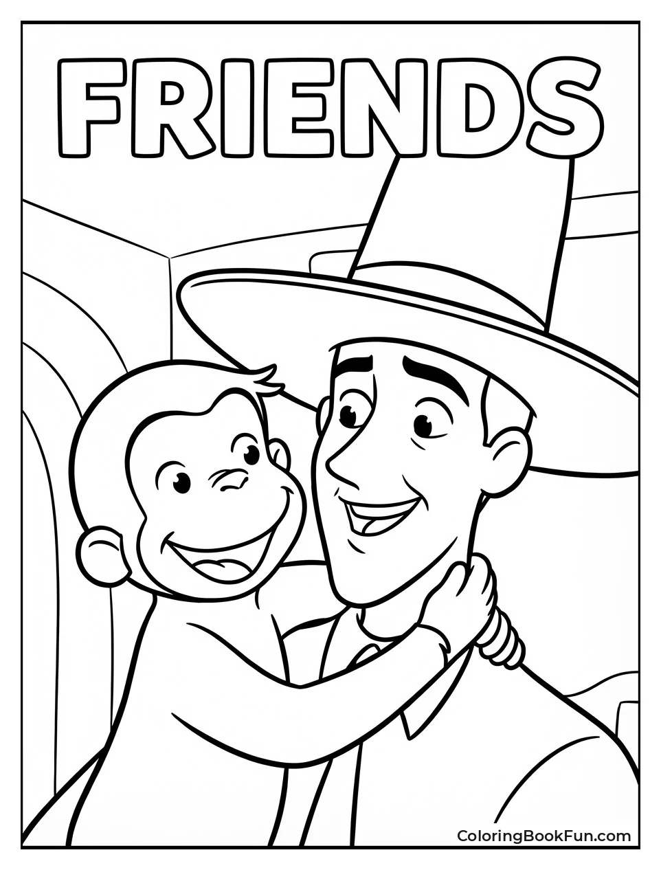 George Hugs Man Tightly