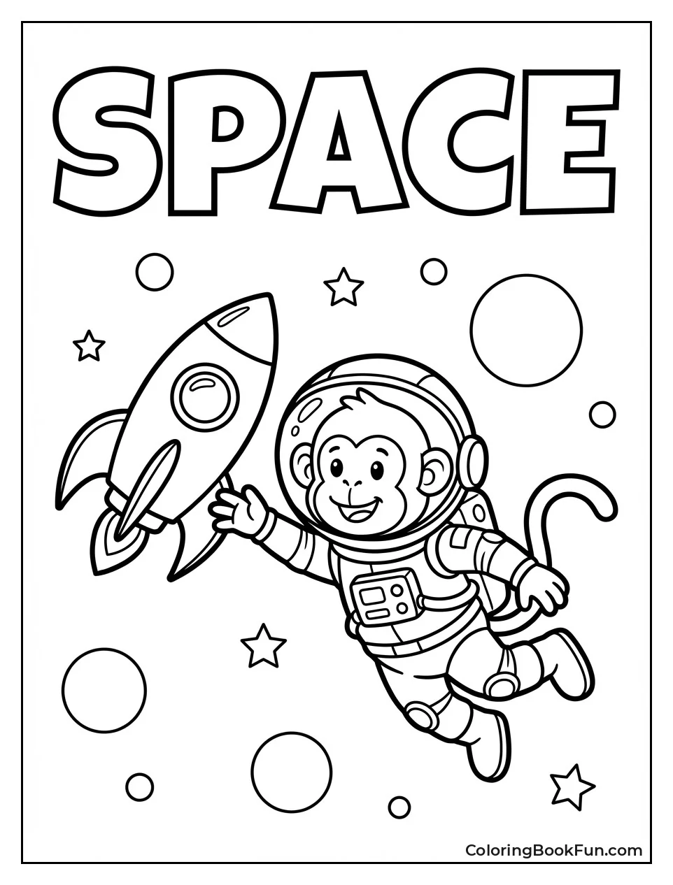 George Floats in Space