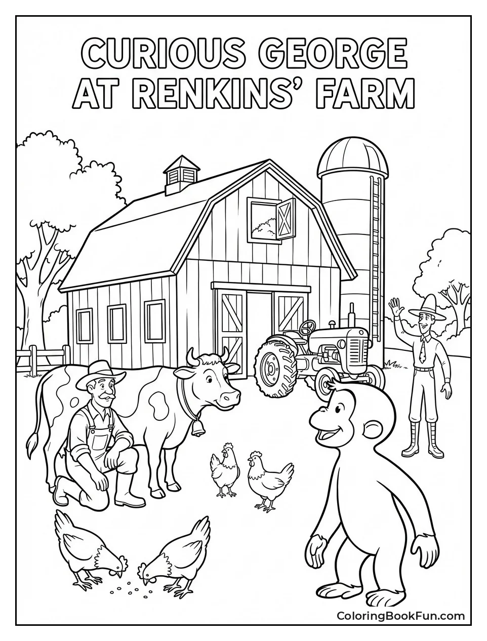 Bustling Renkins Farmyard