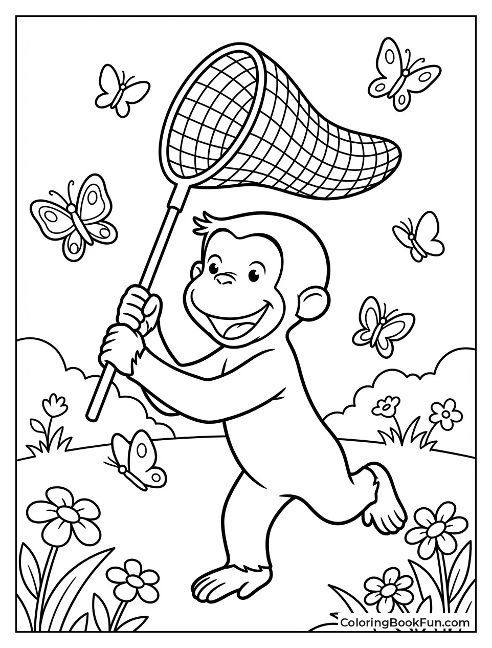 George Chases Butterflies