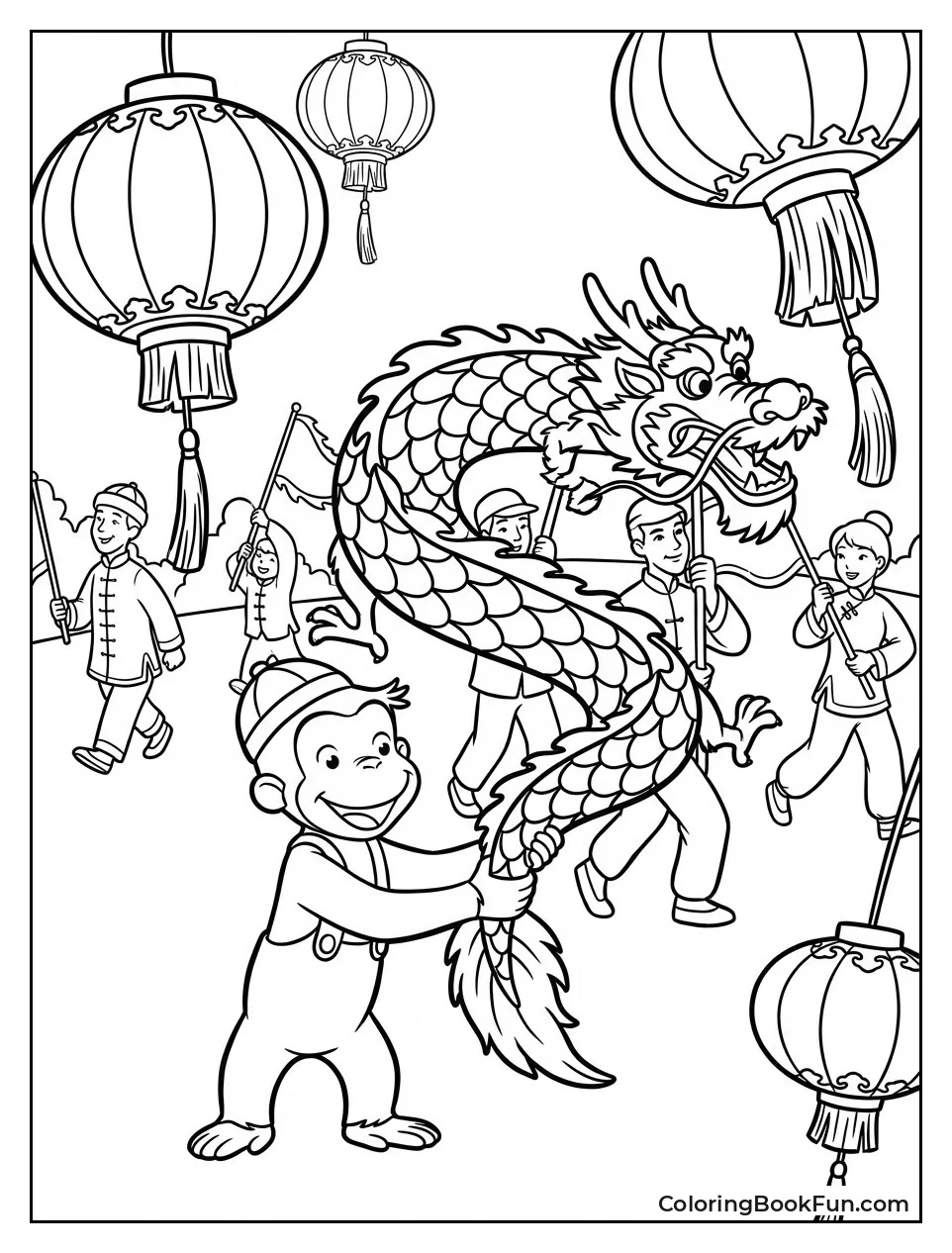 George Joins Dragon Parade