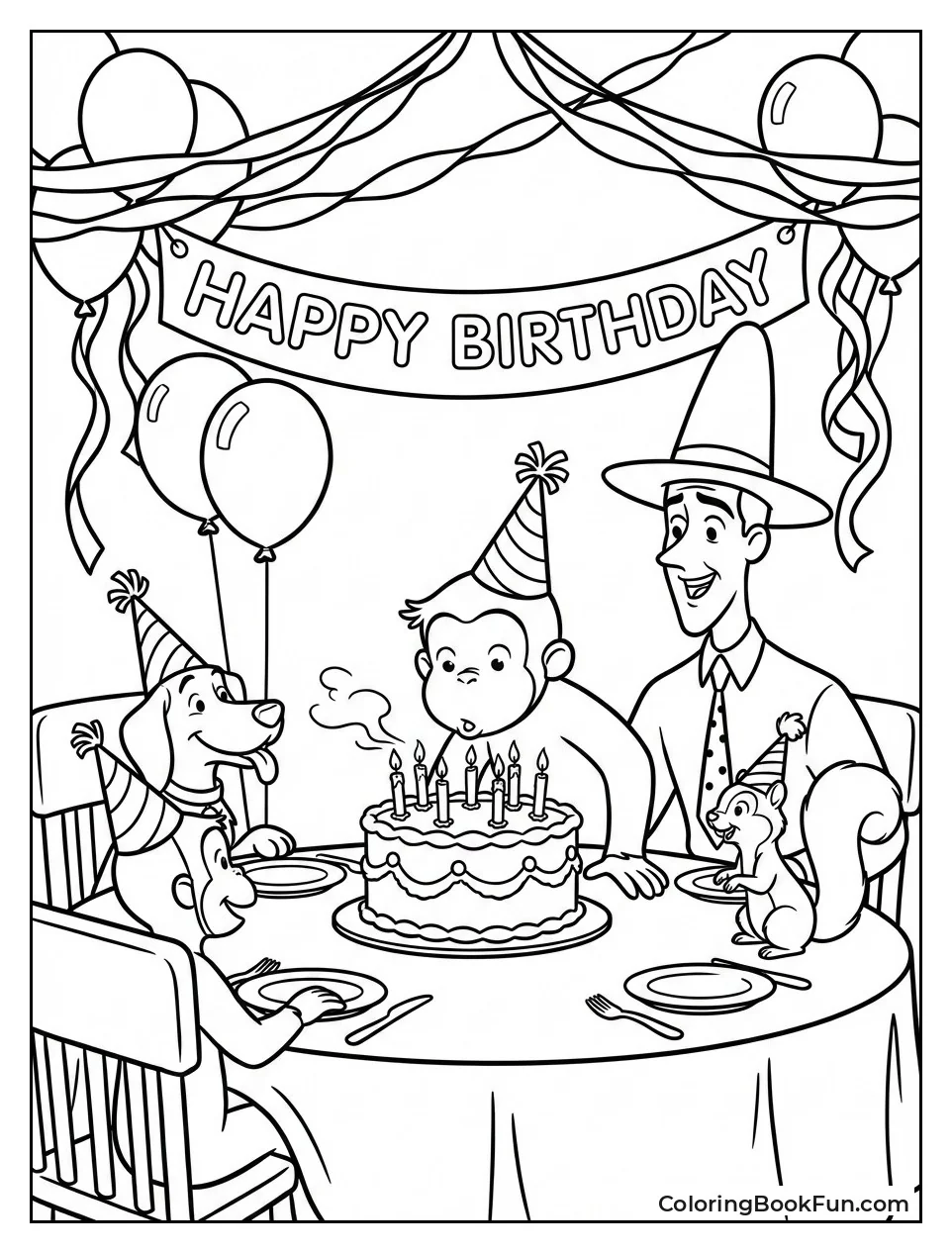 George Blows Birthday Candles