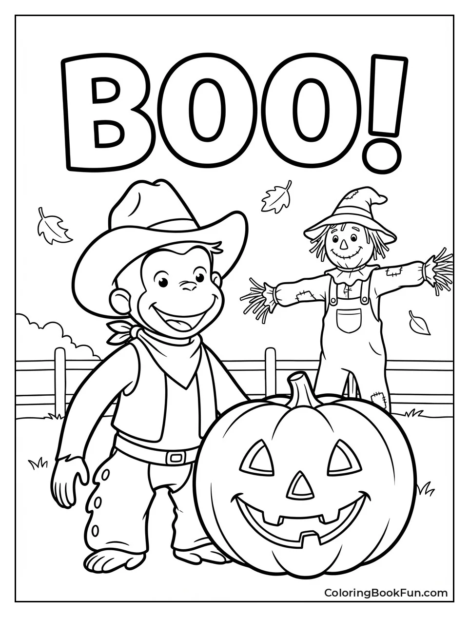Cowboy George with Pumpkin