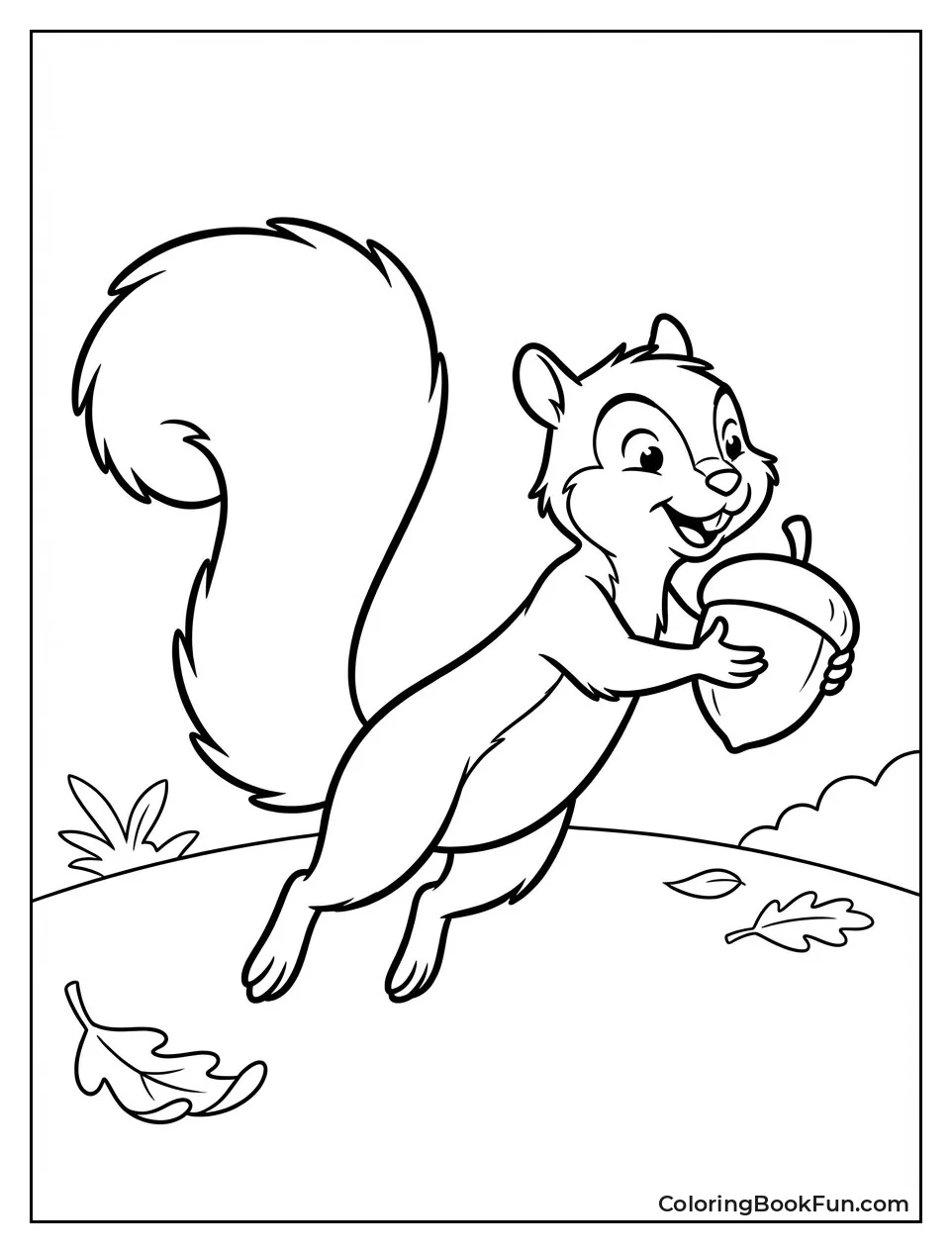 Jumpy Squirrel Leaps High