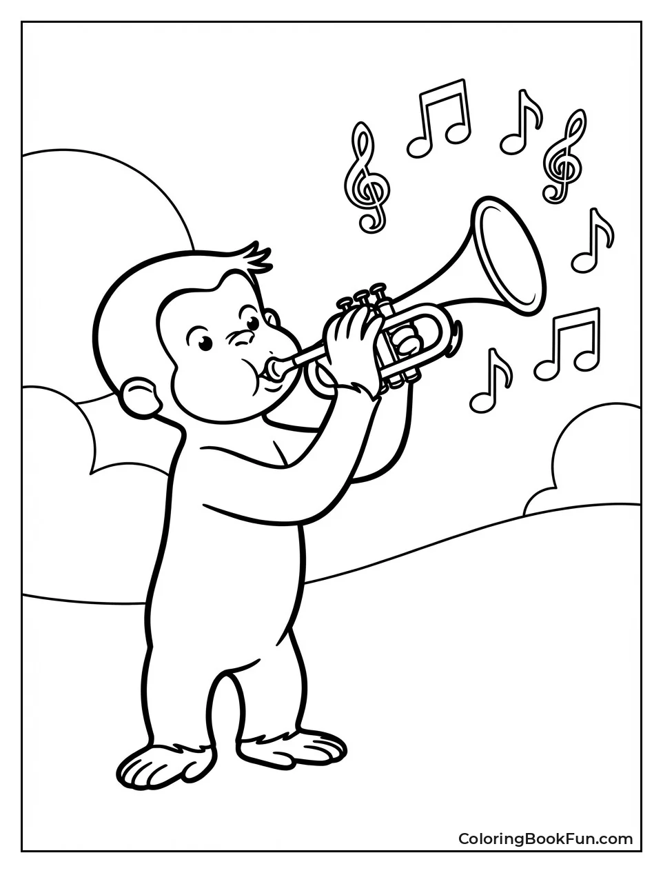 George Plays Trumpet