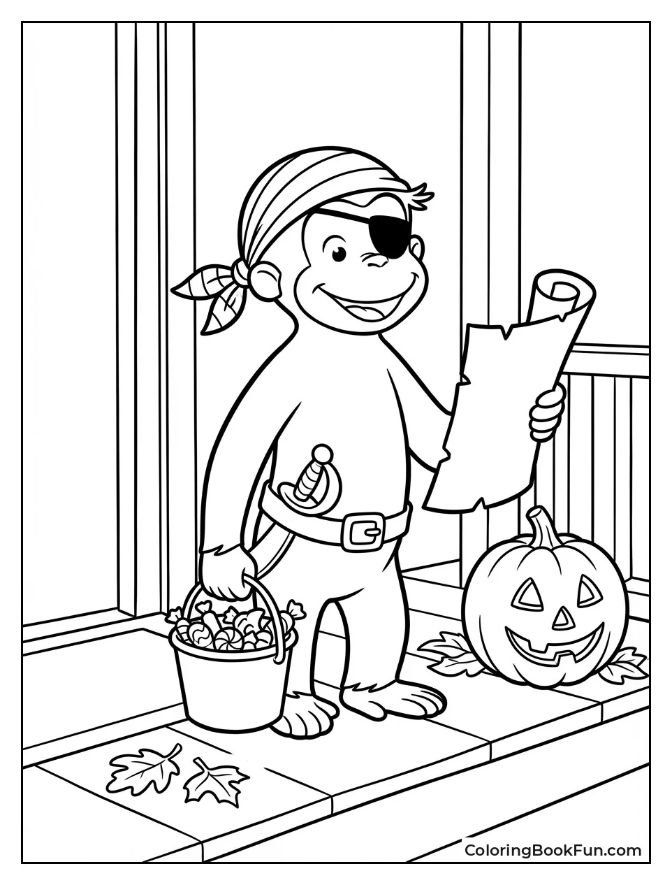 Pirate George Trick-or-Treats