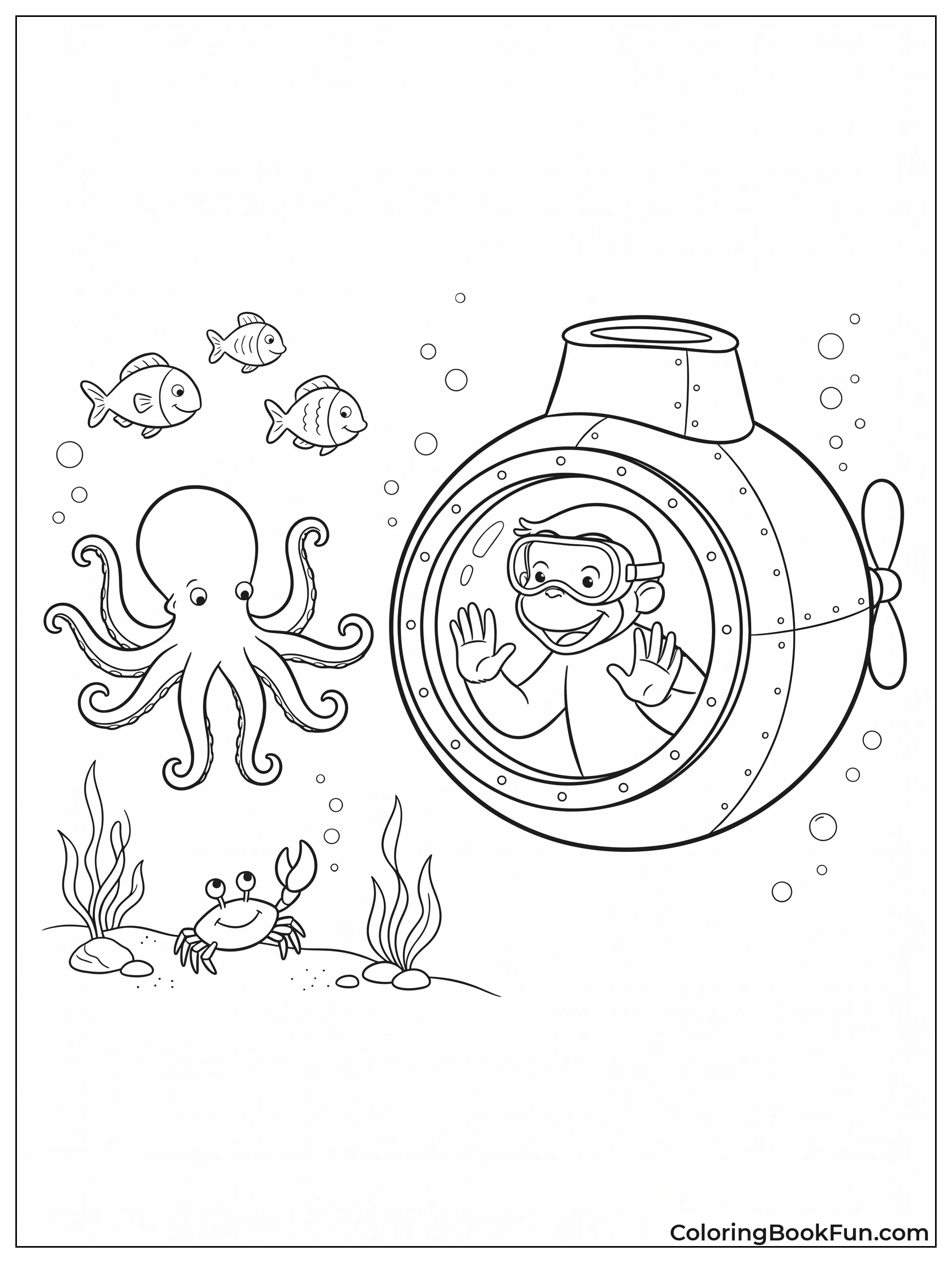 George Sees Sea Creatures