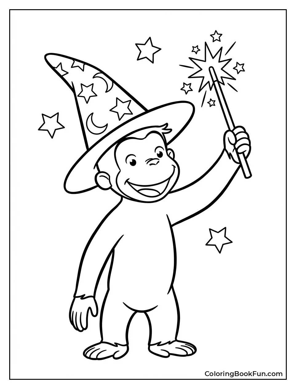 Wizard George Waves Wand