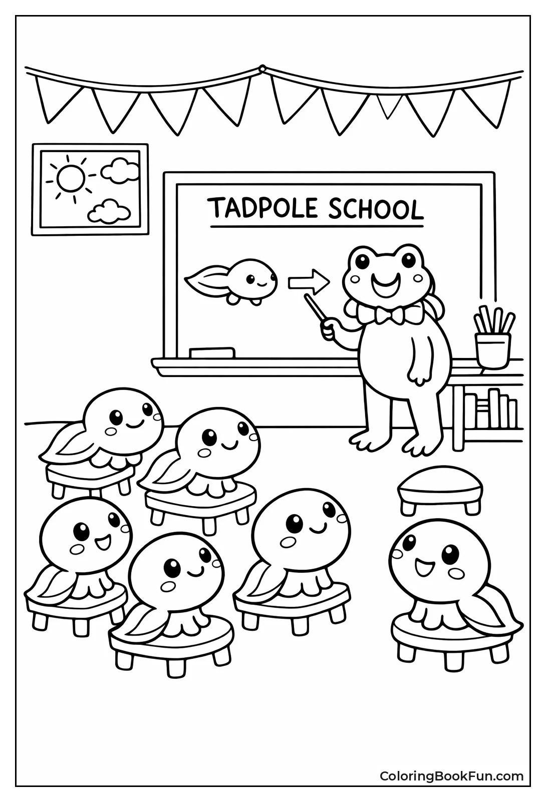 Tadpoles School with Teacher