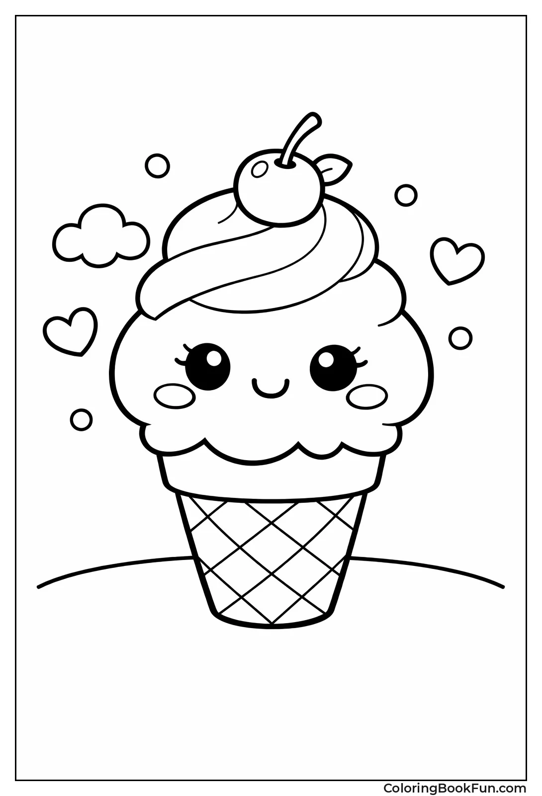 Happy Ice Cream Cone