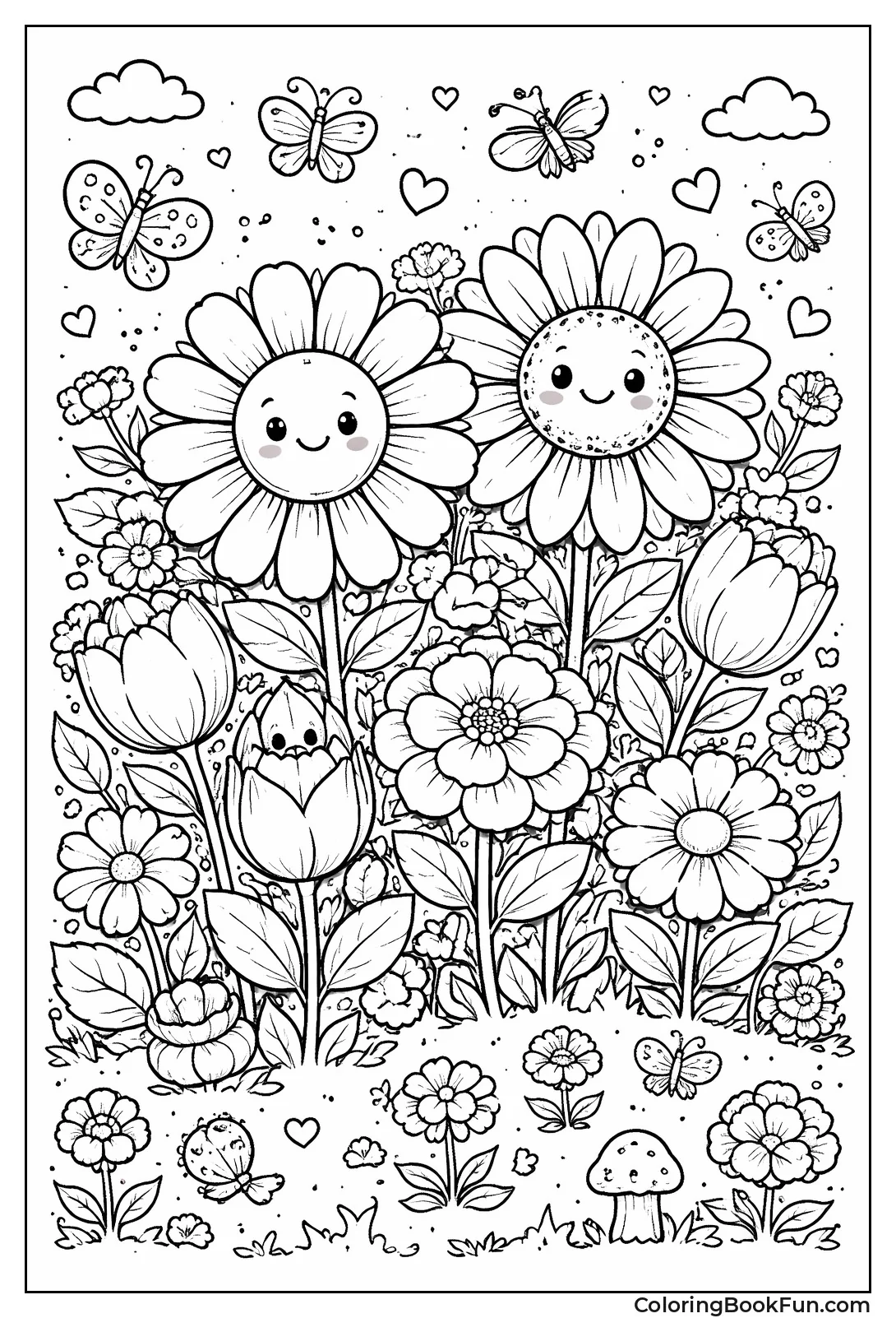 Cute Detailed Flower Patterns