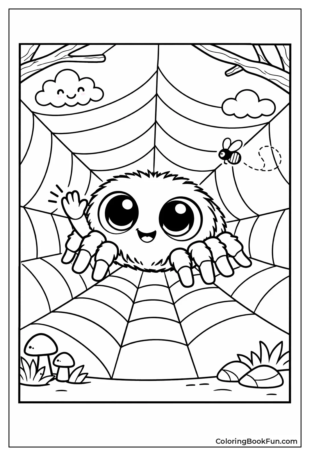 Cute Lucas Spider Waves Hello