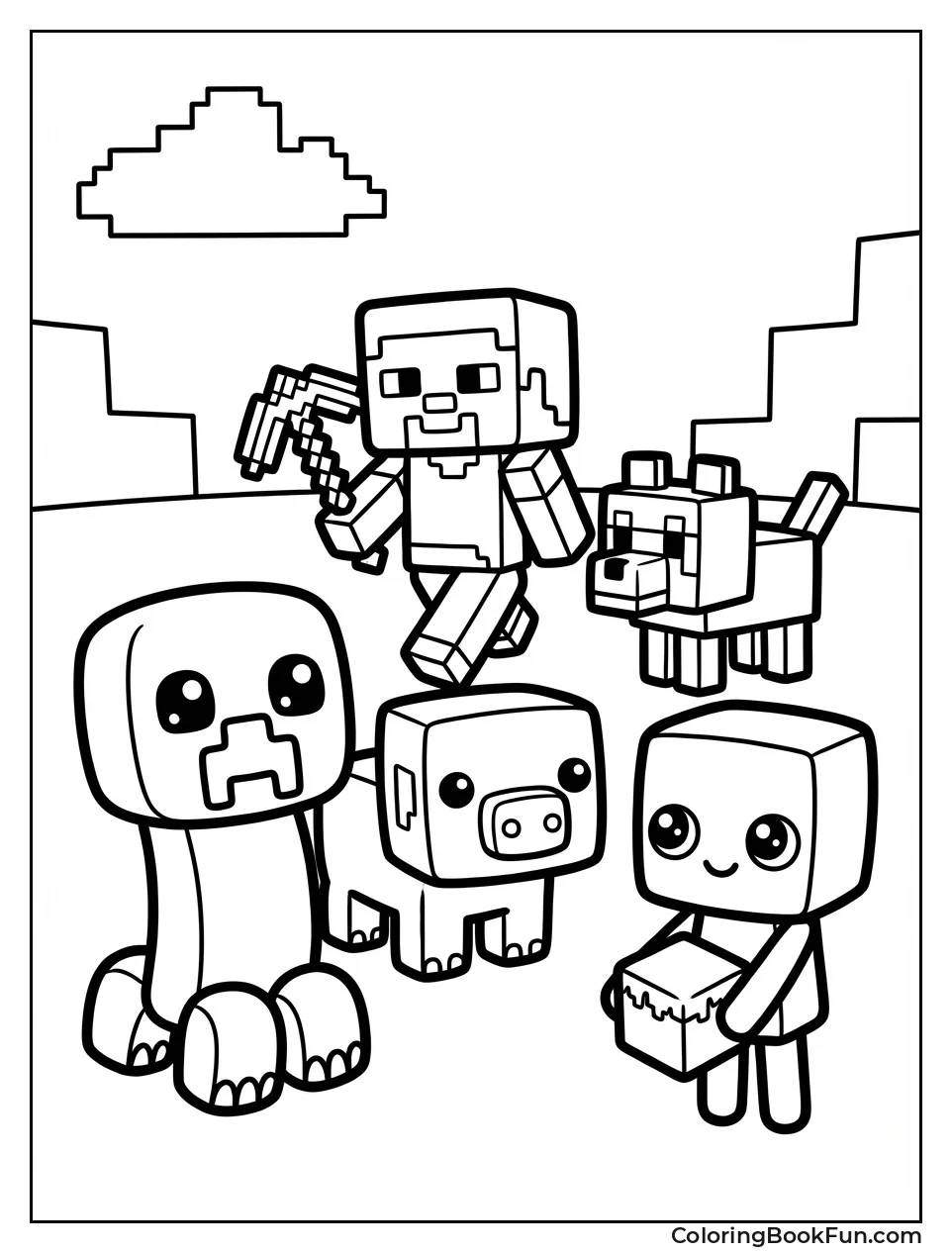 Chibi Mobs with Big Eyes