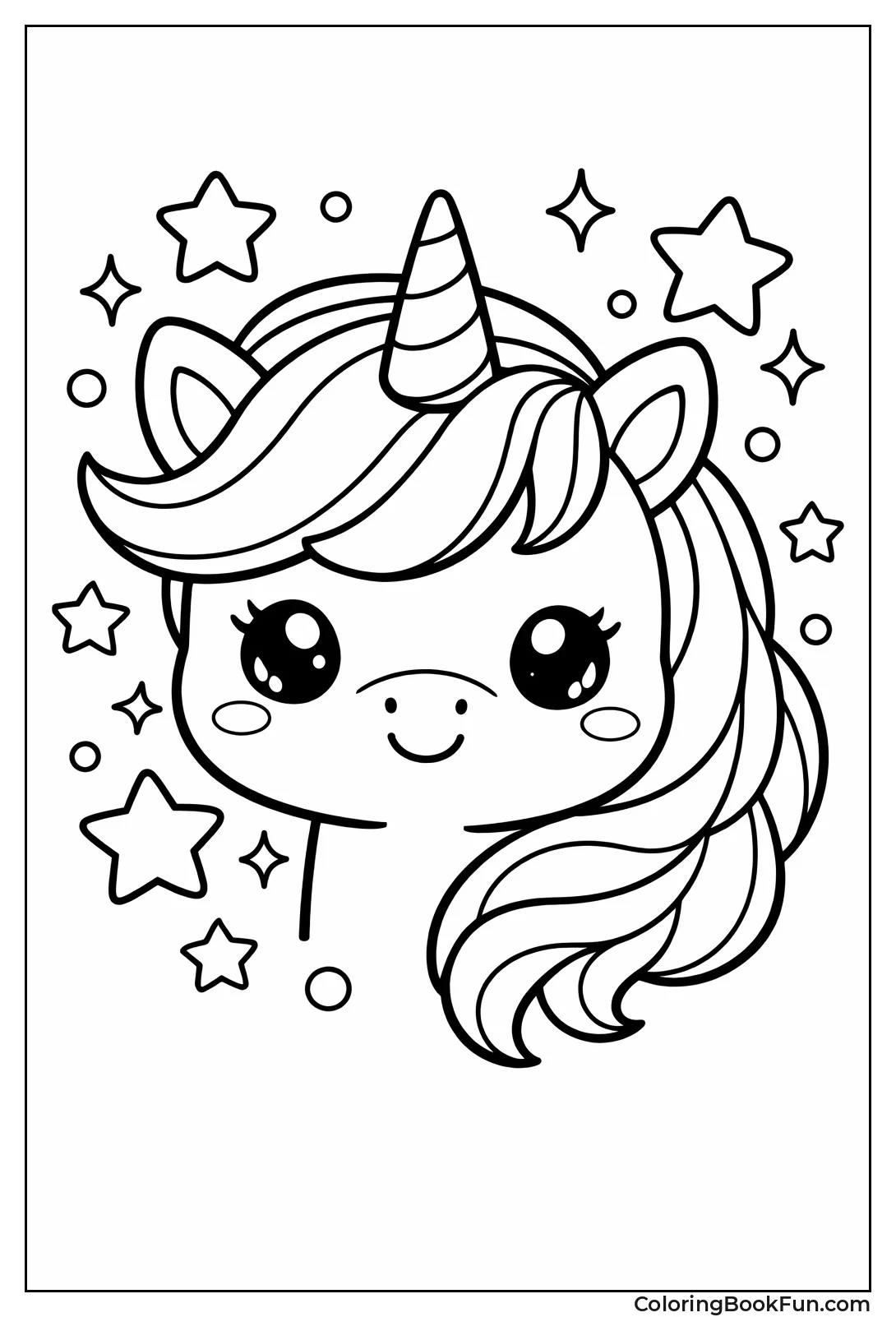 Sparkly Unicorn Portrait