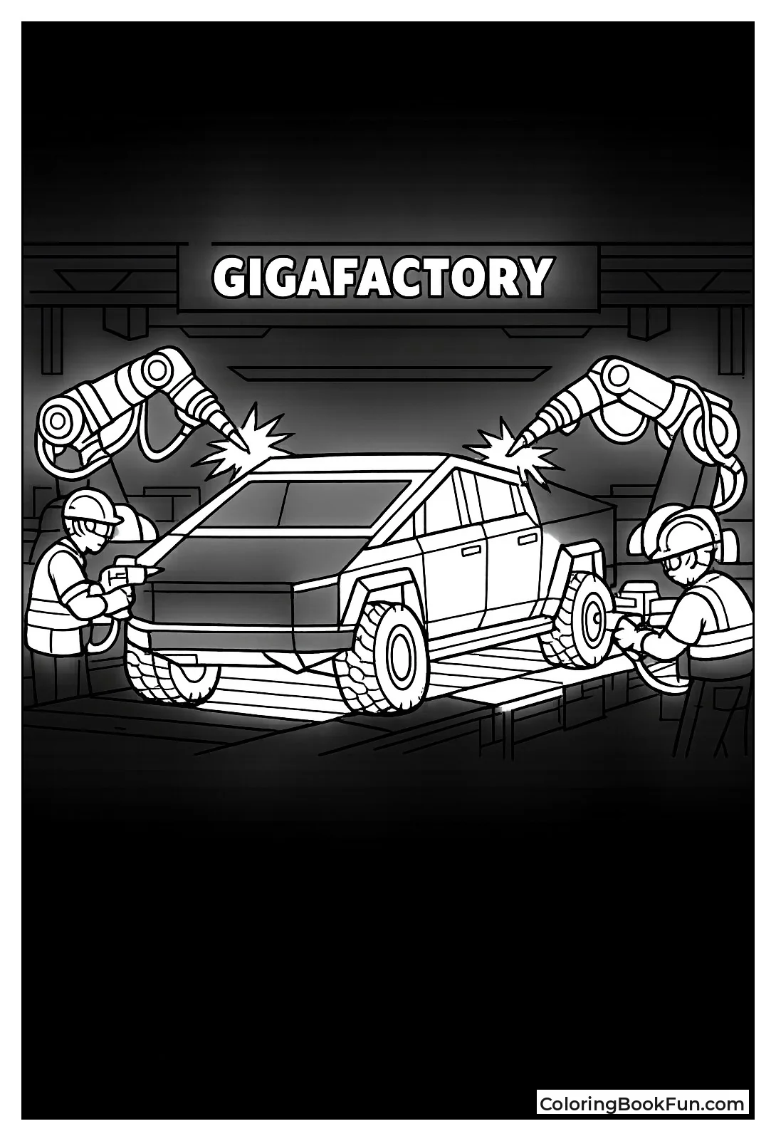 Cybertruck Builds on Line