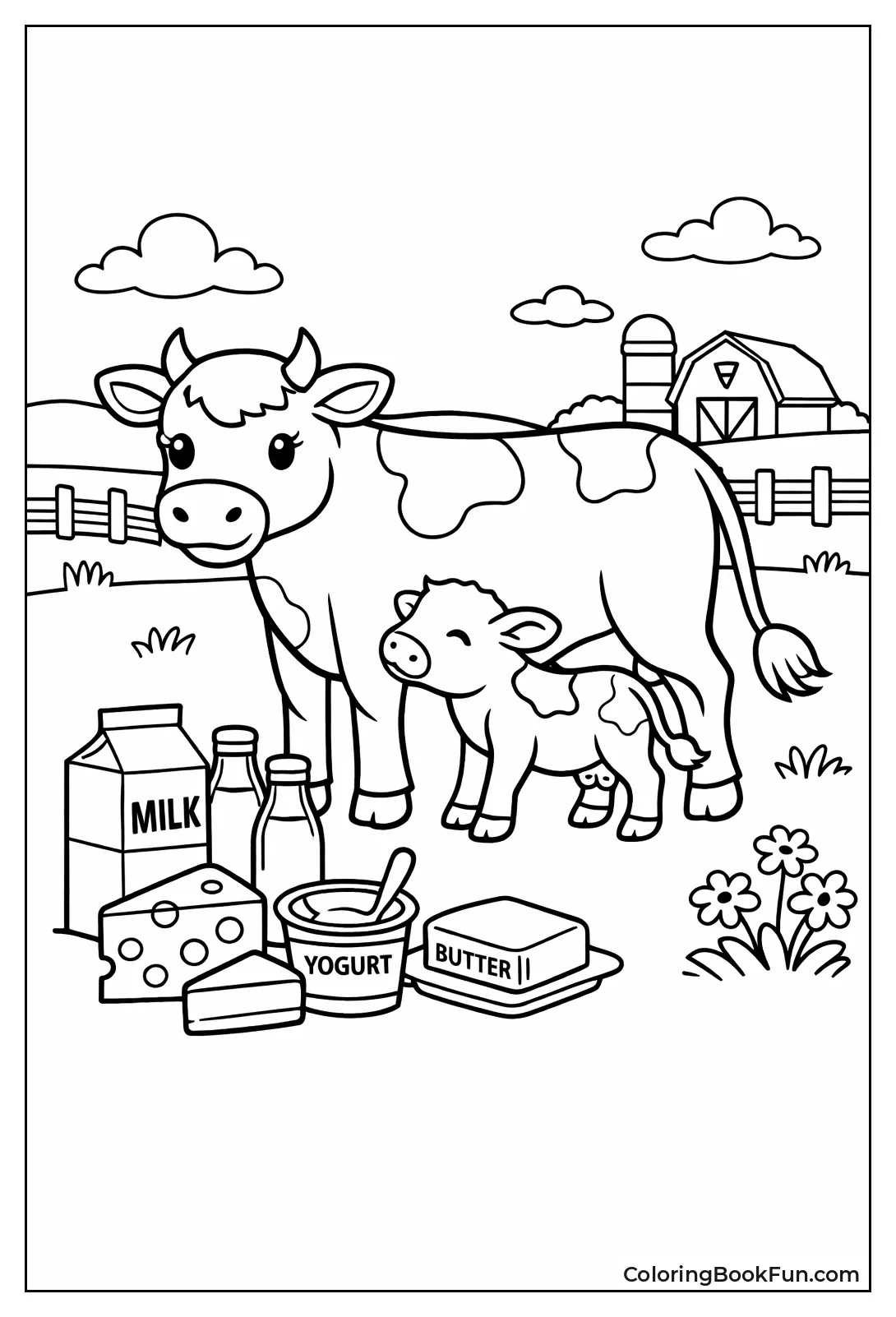 Calf Nursing from Mother