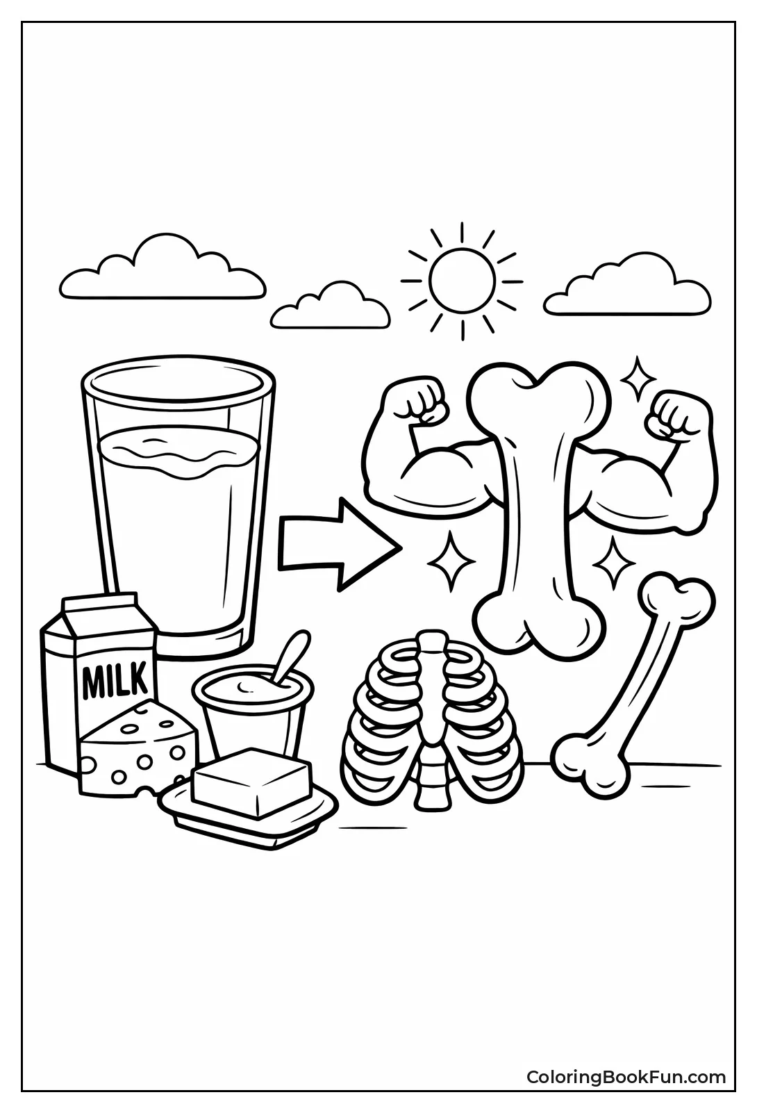 Milk Building Strong Bones