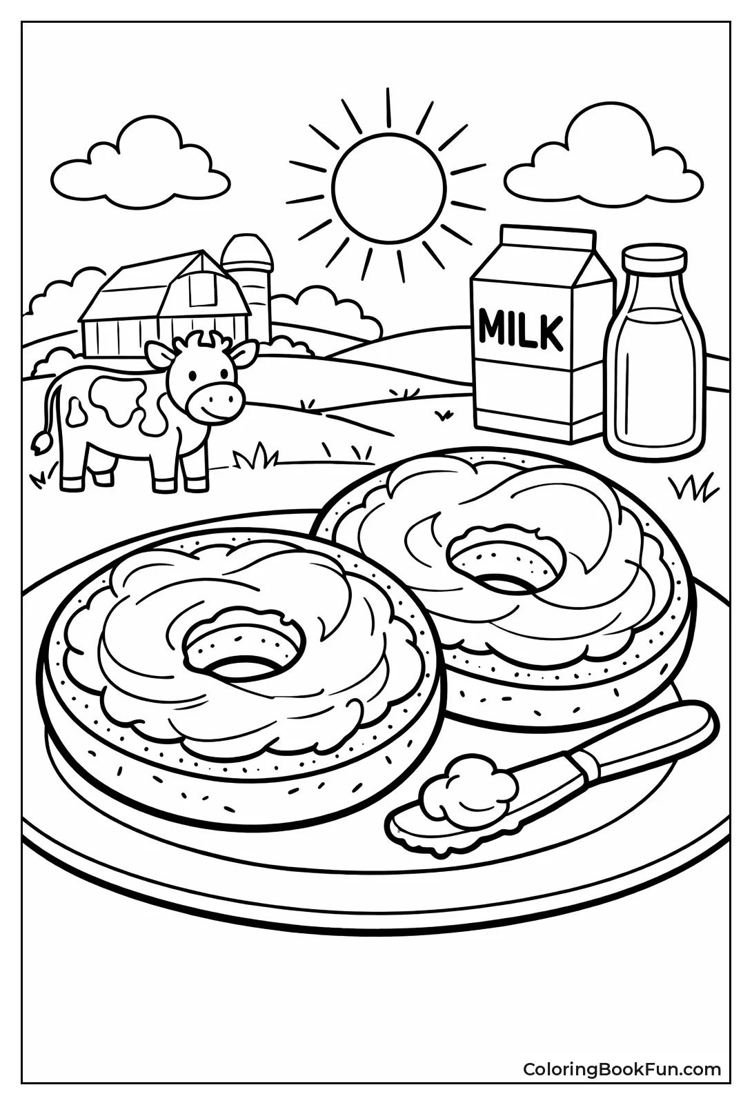 Bagel with Cream Cheese