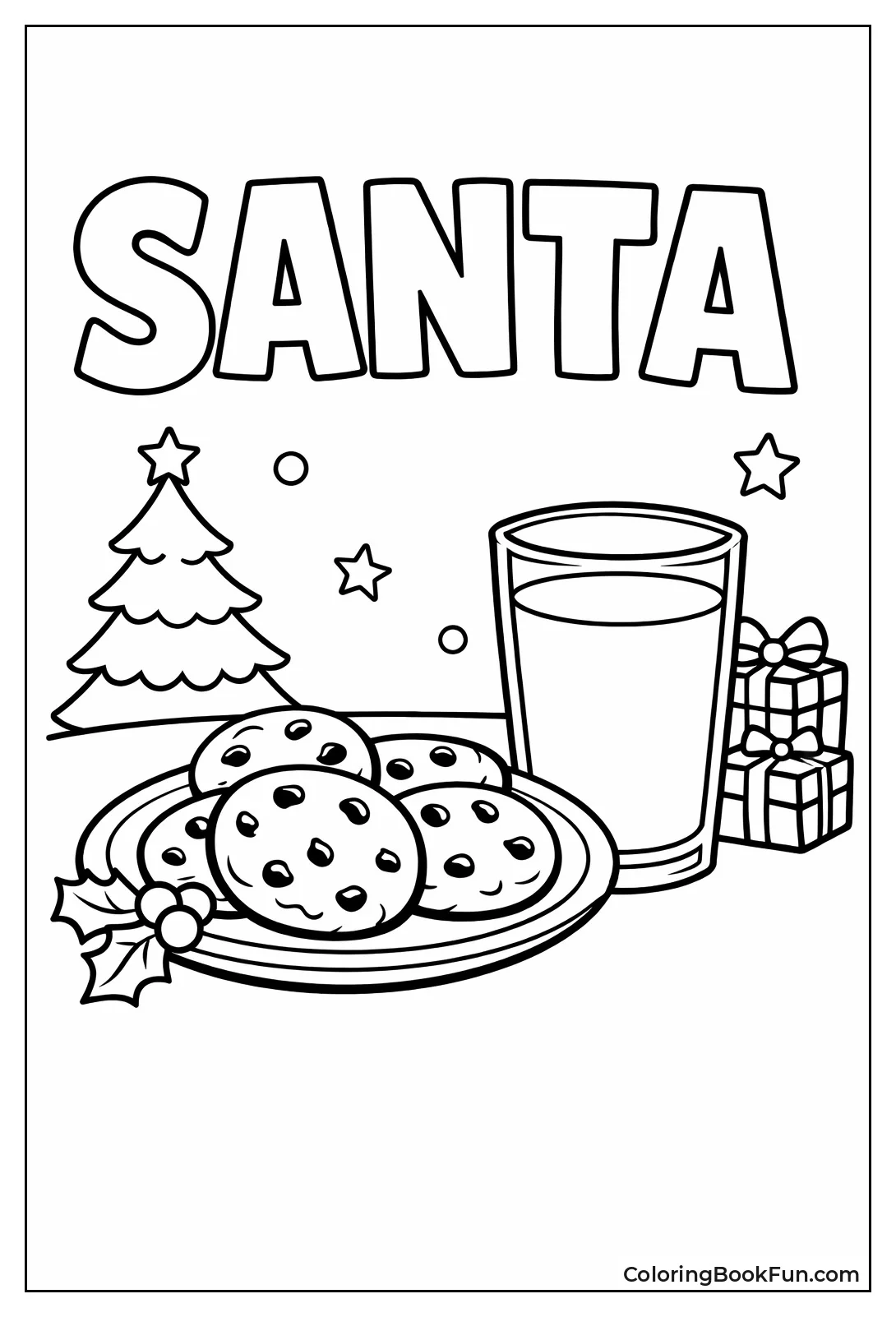 Milk Glass and Cookies