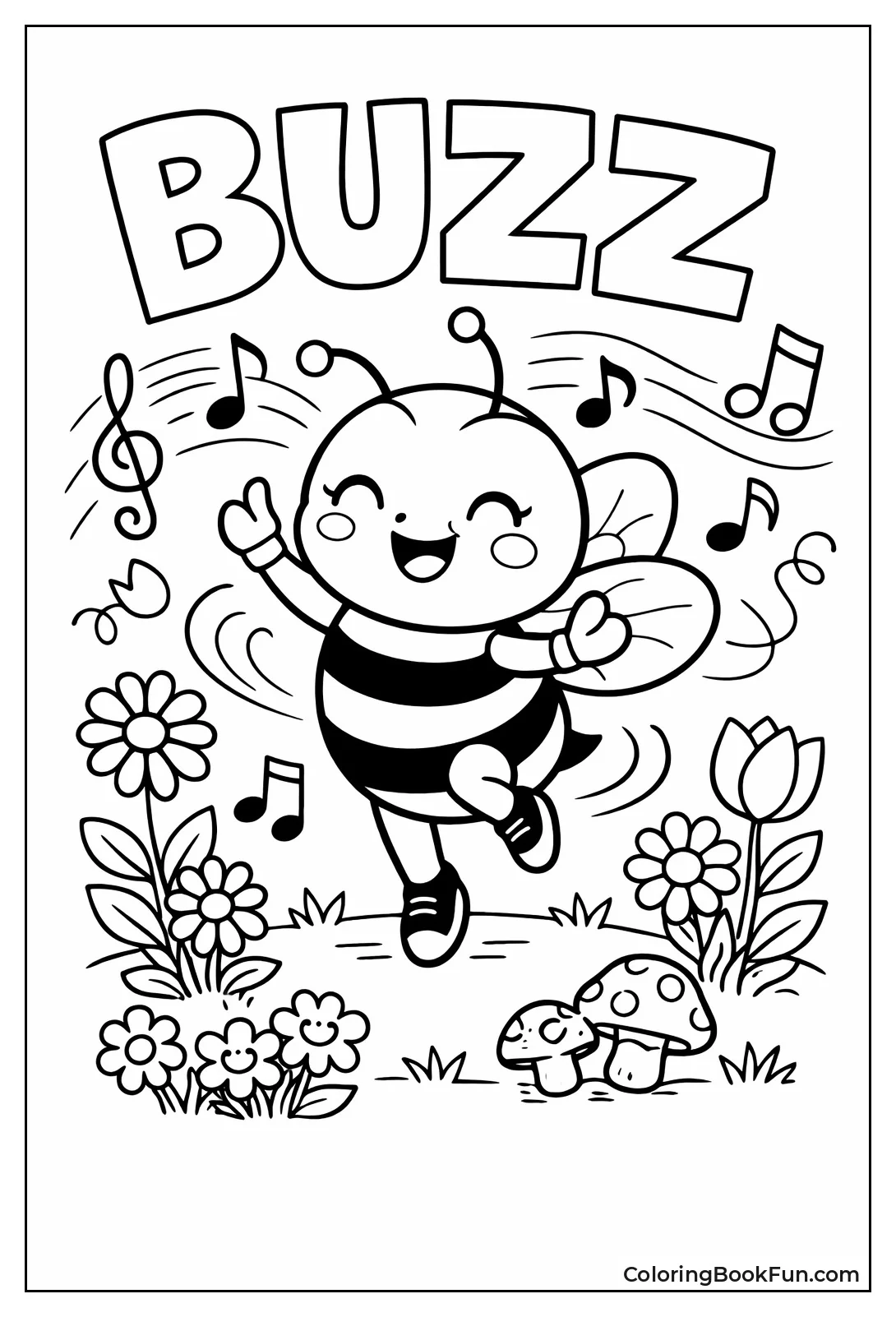 Dancing Cartoon Bee