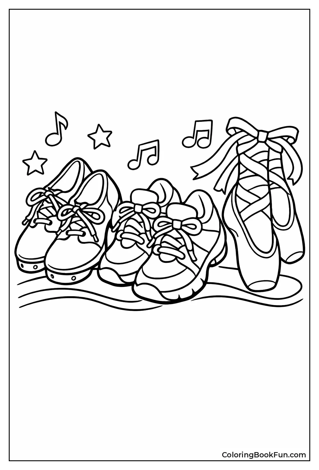 Many Kinds of Dance Shoes