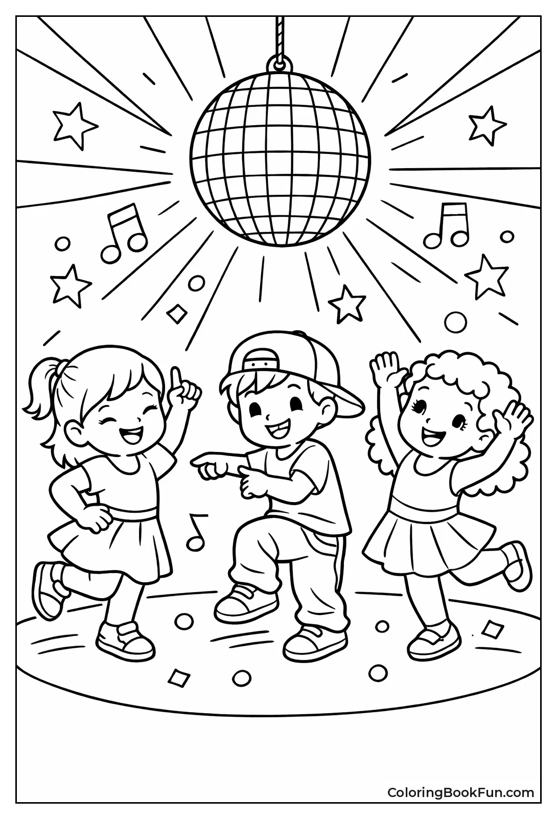 Kids Groove under Disco Ball