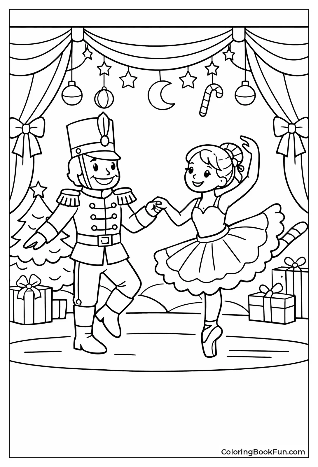Nutcracker Soldier and Ballerina