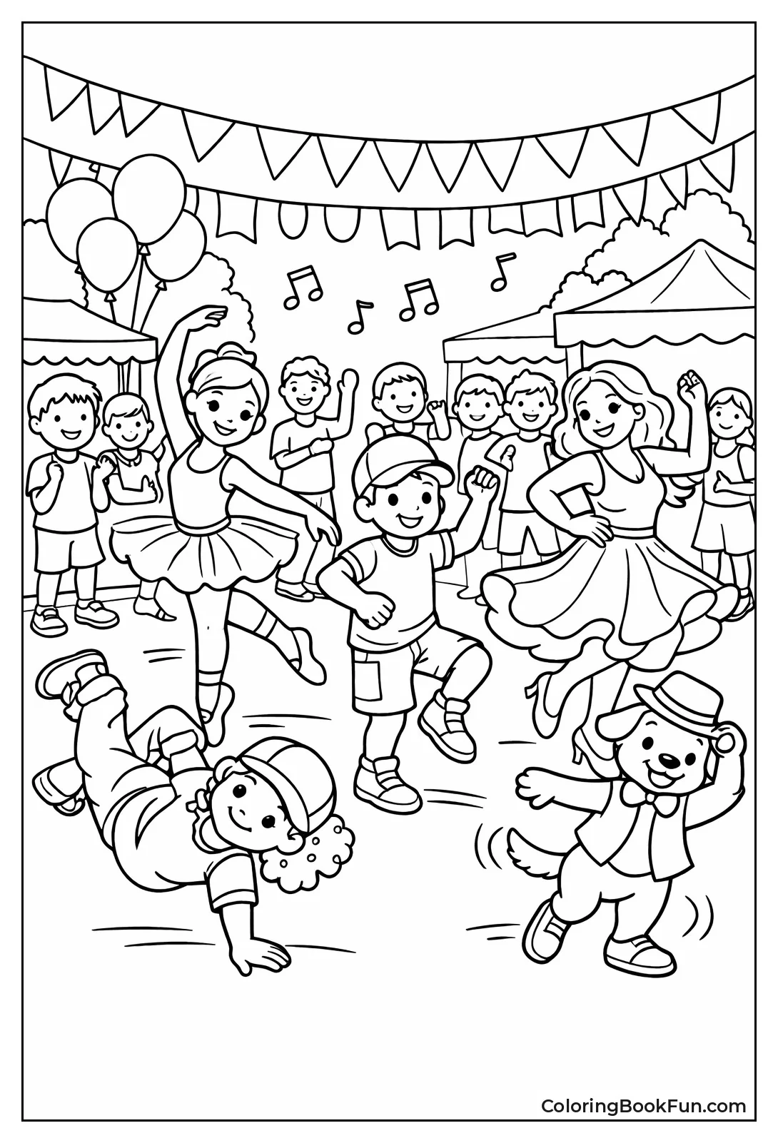 Dancers at Fun Festival