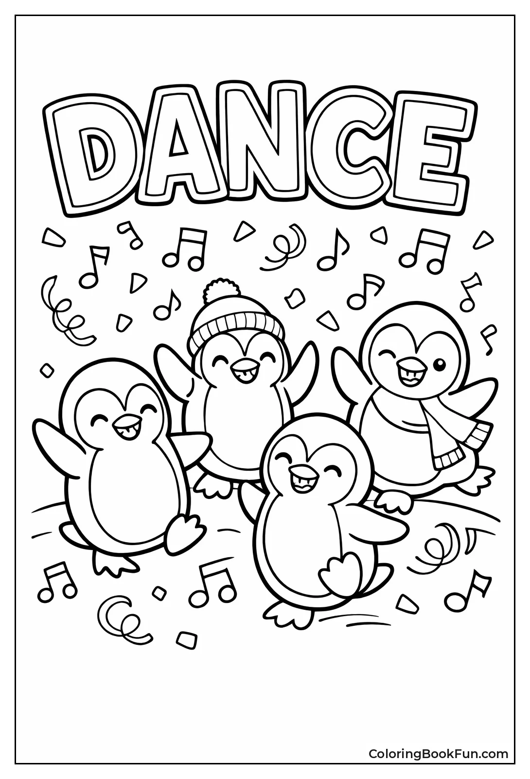 Dancing Party Penguins