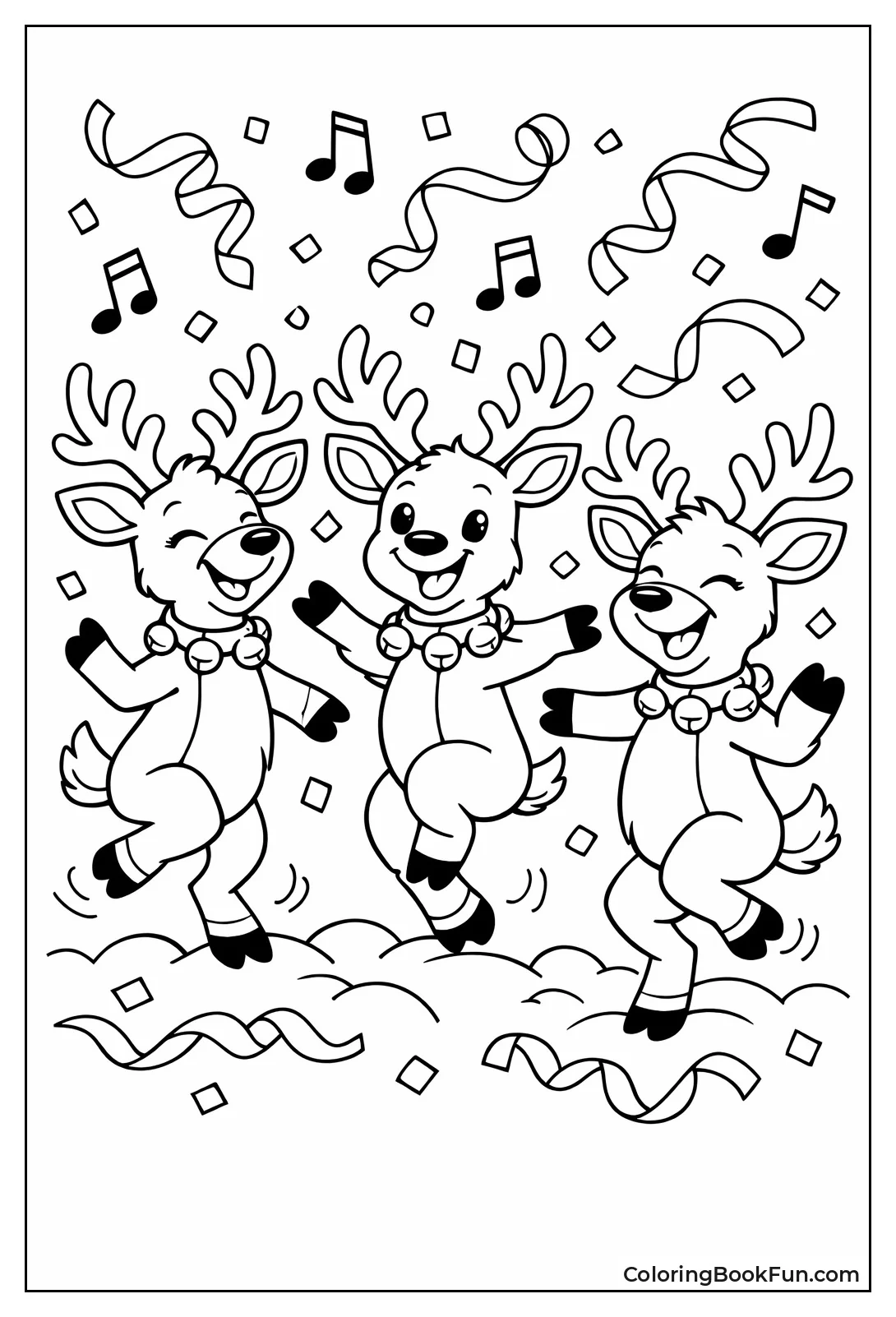 Dancing Reindeer at Party