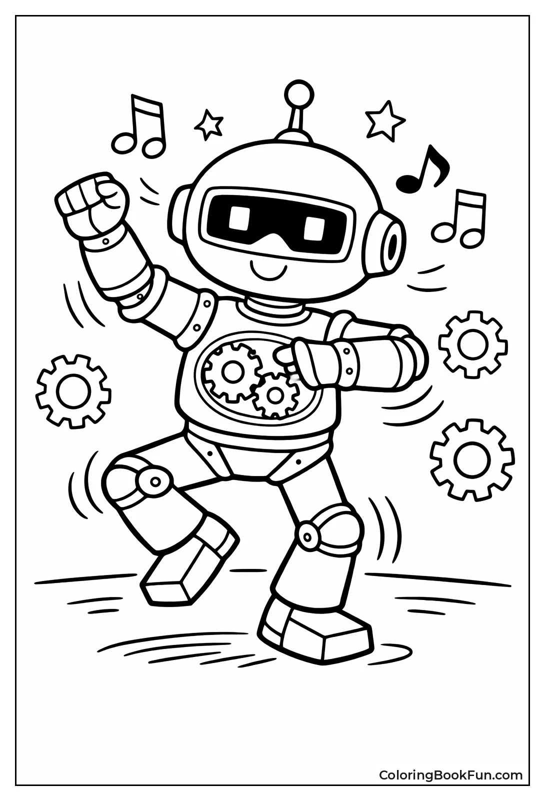 Robot Does Stiff Dance Moves