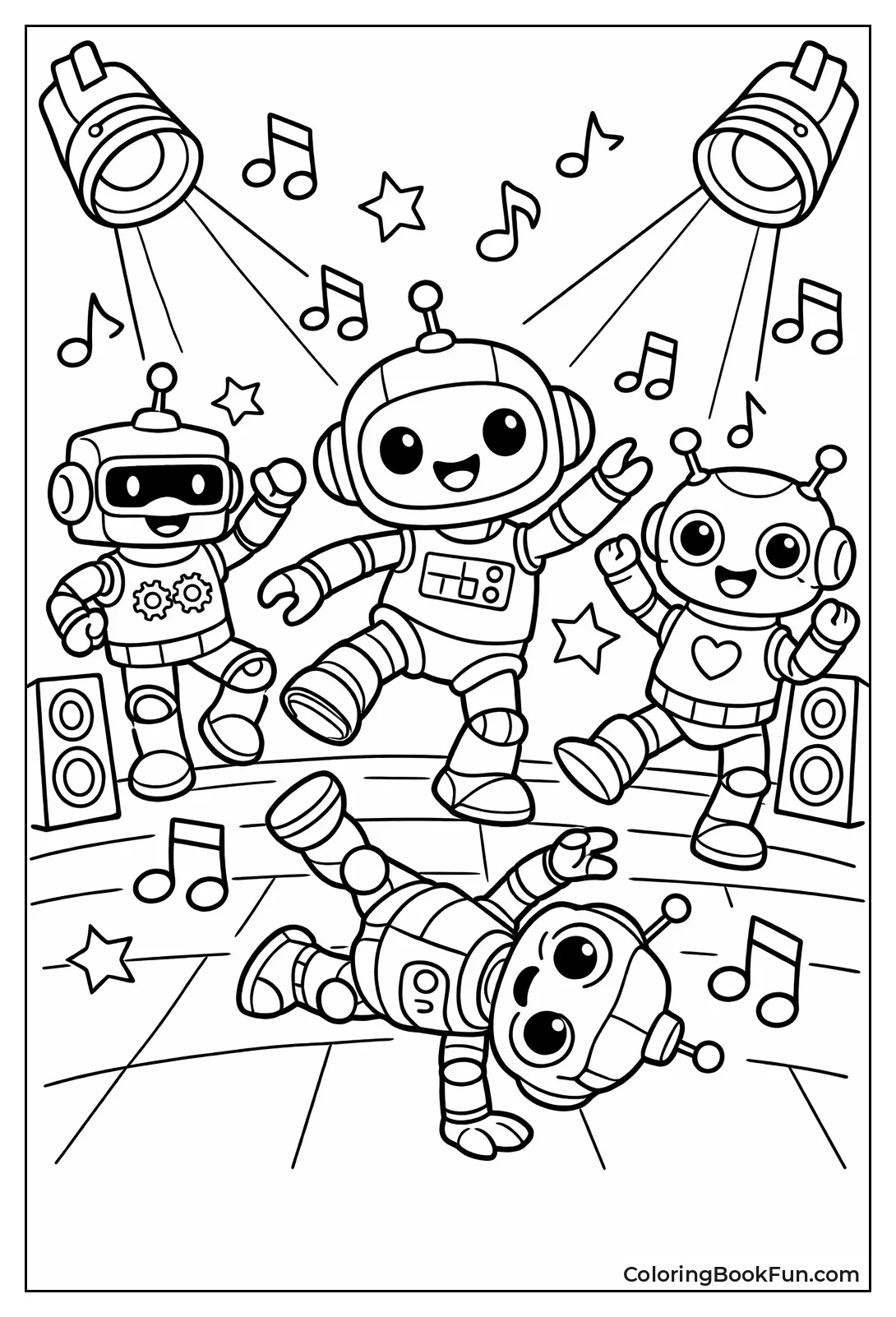 Robots Dance at Party