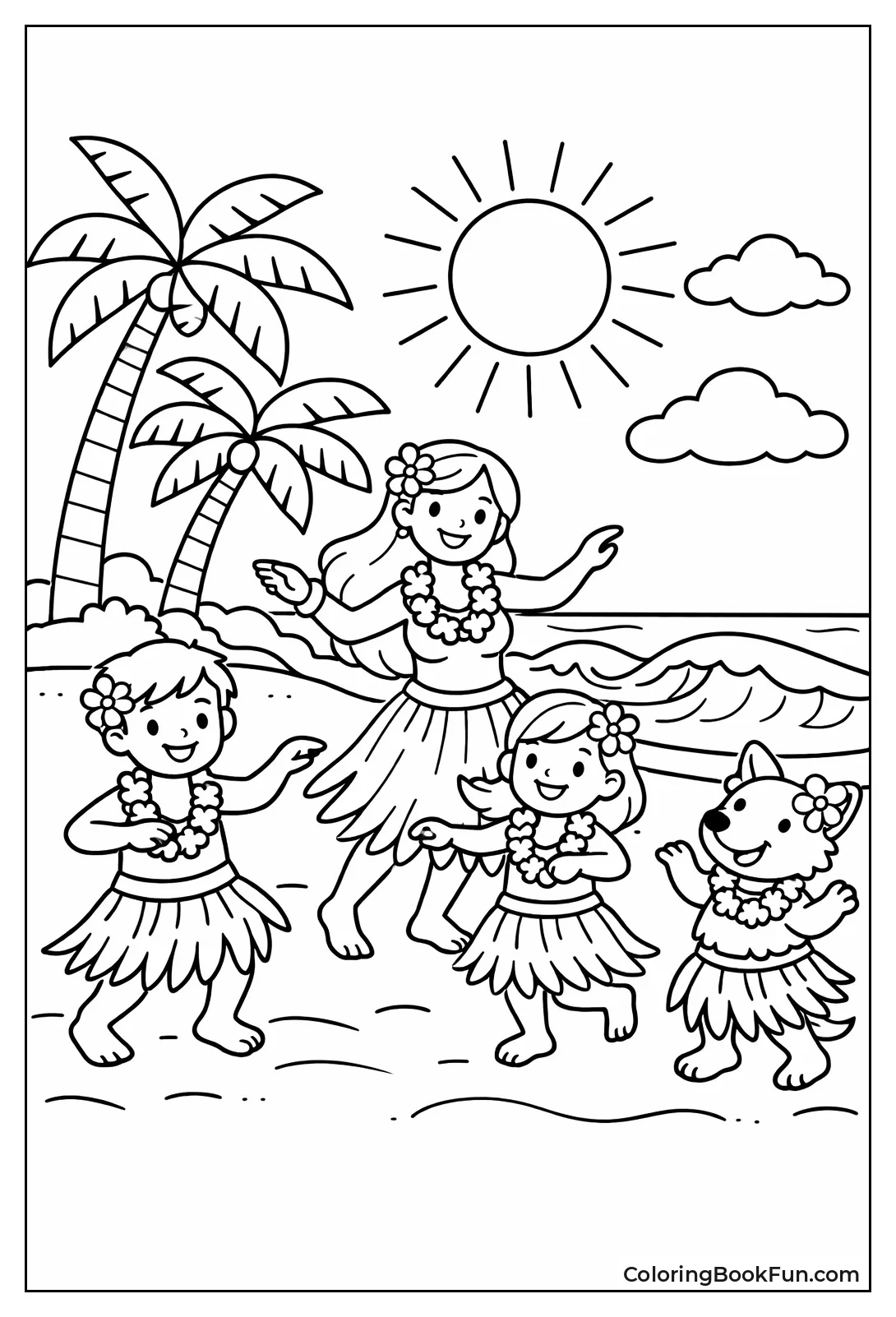 Hula Group on Sunny Beach