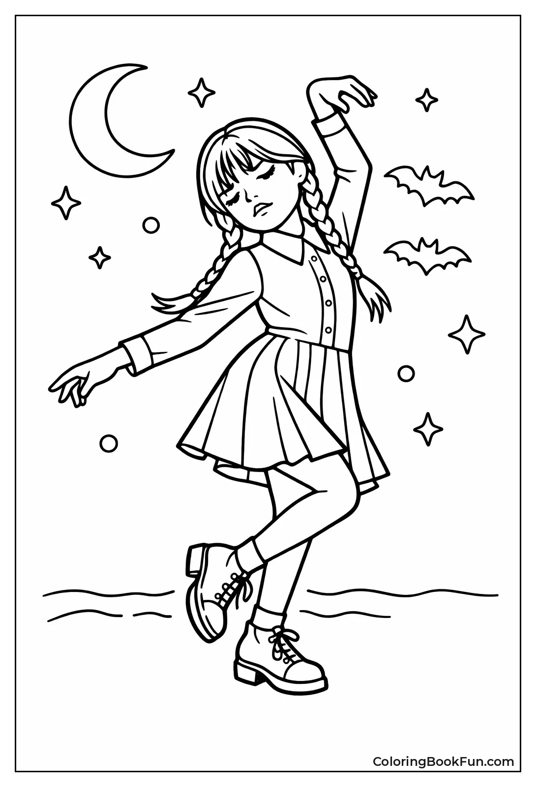 Wednesday Addams Dances Eerily