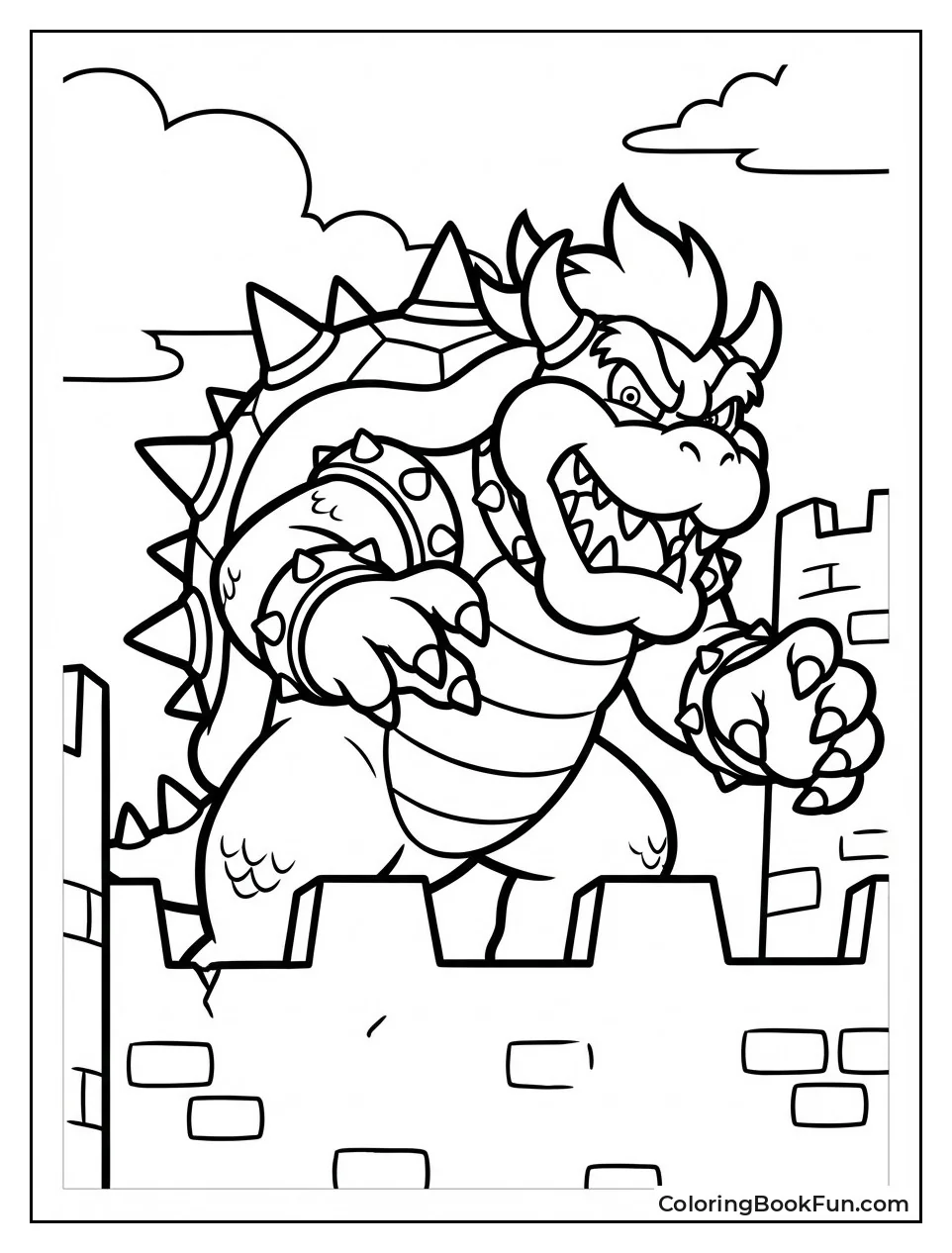 Dark Bowser Looms Menacingly