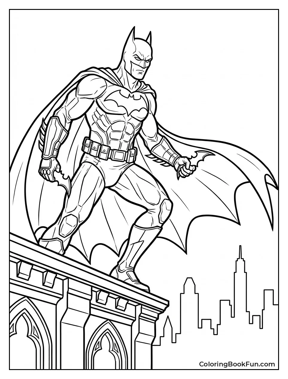 Dark Knight on Rooftop