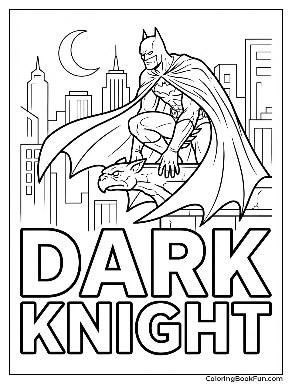 Dark Knight on Gargoyle