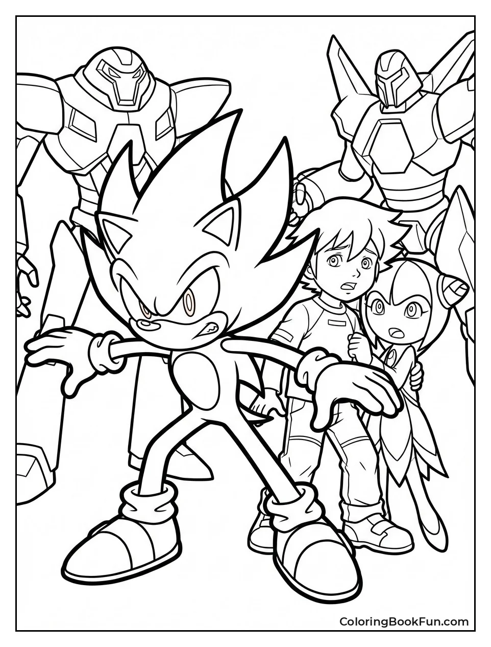 Dark Sonic Guards Chris Cosmo