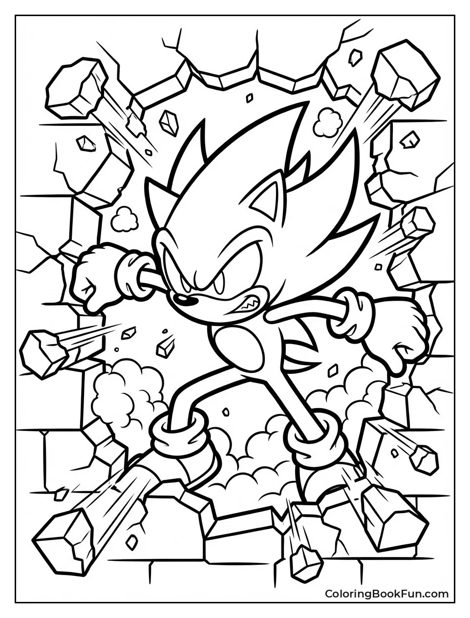 Dark Sonic Rips Through Walls