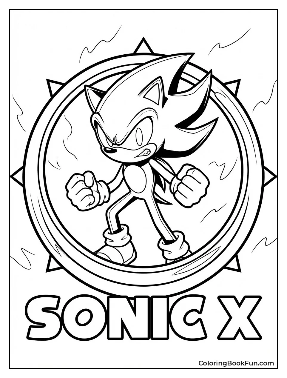 Dark Sonic Poses X Frame