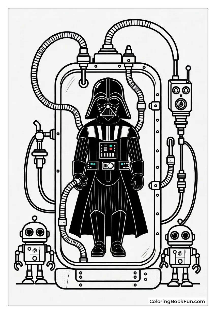 Vader Heals in Bacta Tank