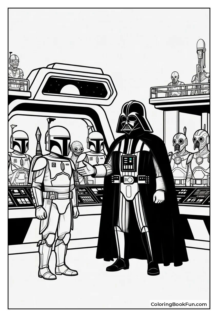 Vader Meets Bounty Hunters