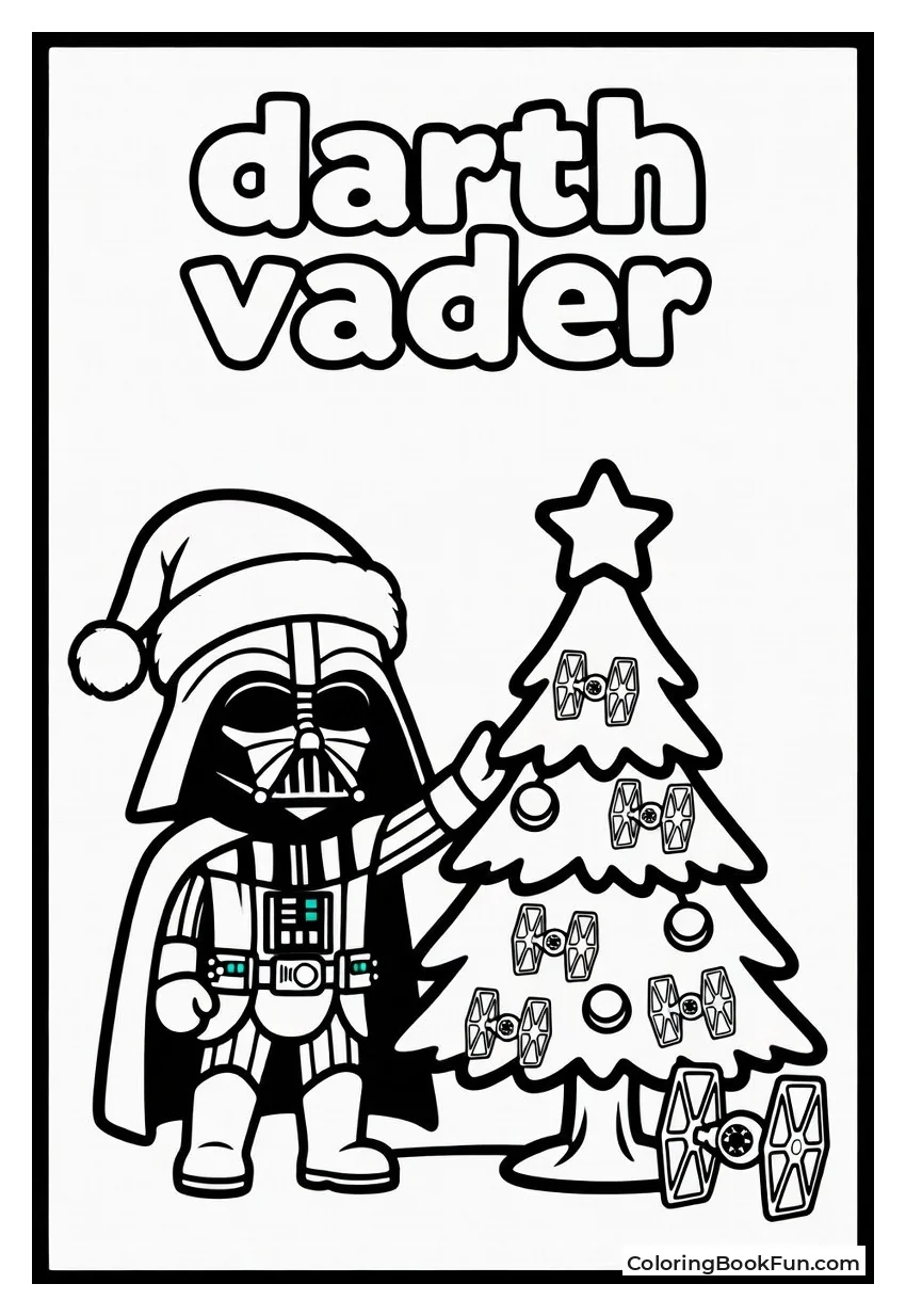 Vader Tops Christmas Tree