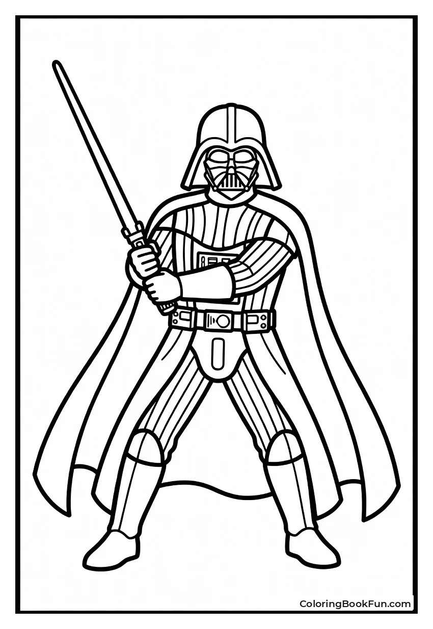 Vader Throws Lightsaber Boomerang