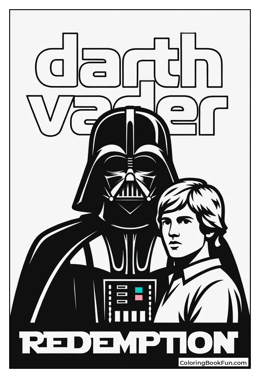 Unmasked Vader Holds Luke