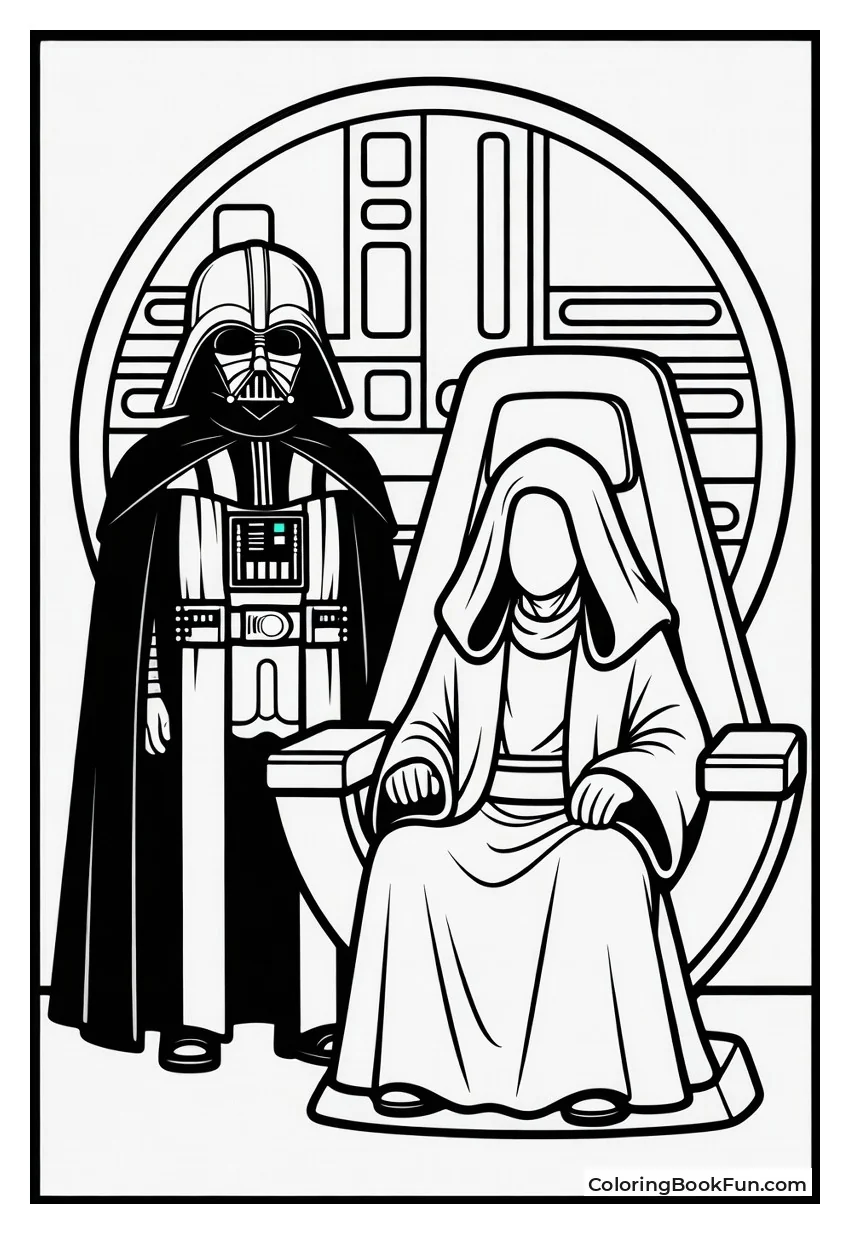 Vader Stands by Emperor