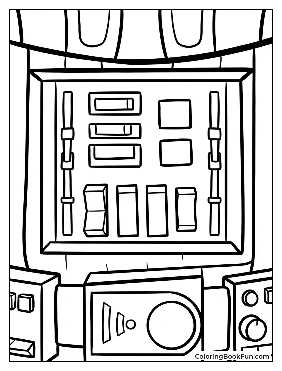 Vader's Chest Panel with Switches